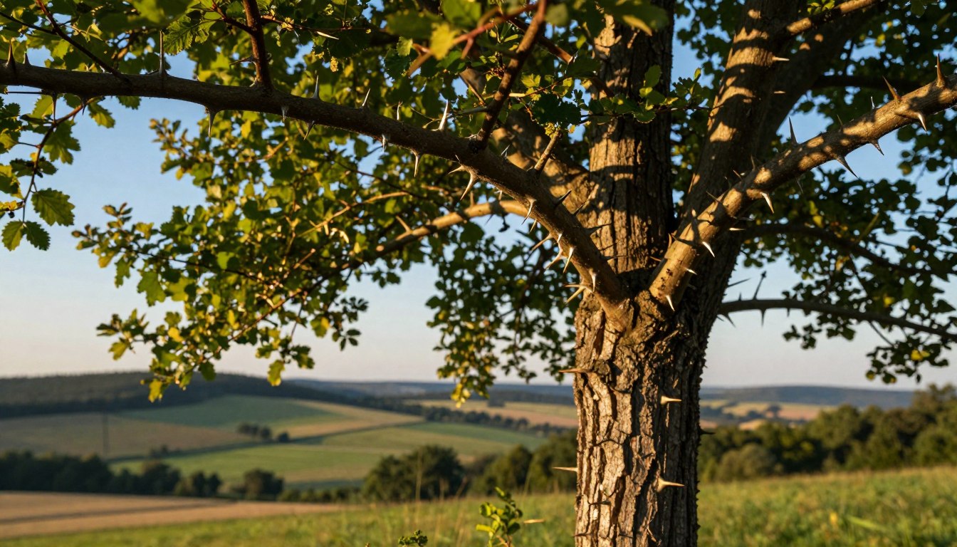 Drzewo z kolcami w Polsce
