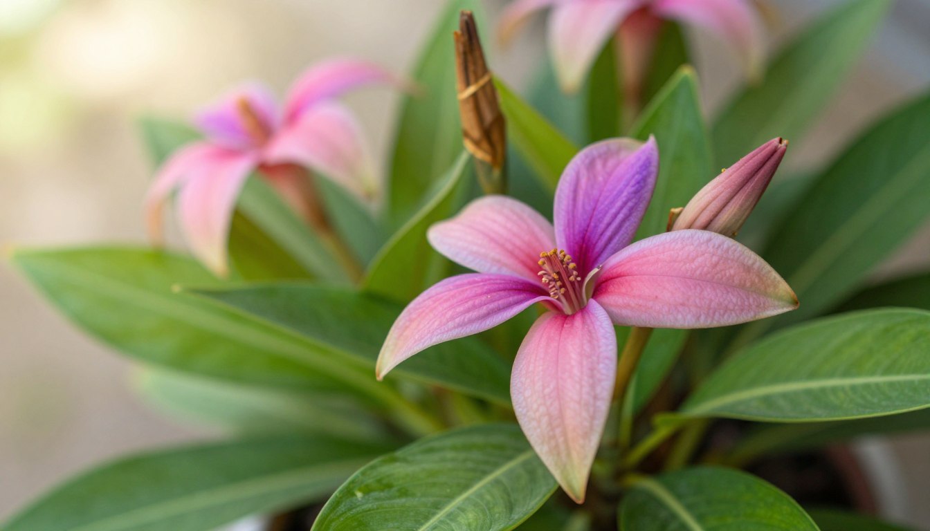 Medinilla po przekwitnięciu